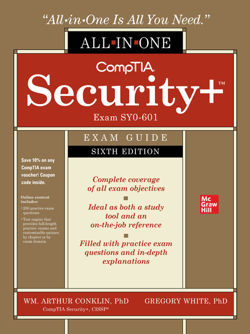 Title details for CompTIA Security+ All-in-One Exam Guide (Exam SY0-601) by Wm. Arthur Conklin - Available